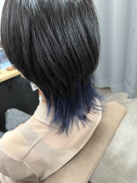 テーラヘアー ユーカリが丘店(TELA HAIR) インナーカラーネイビー！