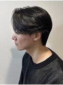 ニュアンスセンターパート センターパート ニュアンスパーマ