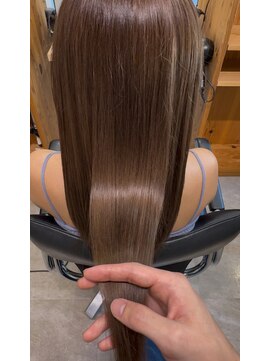 ダスティ 豊科駅前店(Dasty) 髪質改善カラー×オリーブベージュ