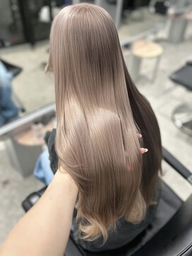 ペレ 梅田(PELE) くびれヘア/アプリコットオレンジ/夏のヘアアレンジ/梅田