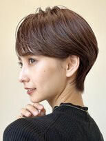 エルヘアメゾン(el. hair maison) 秋色ピンクブラウン*マッシュショート*ママさんショート*ボブ