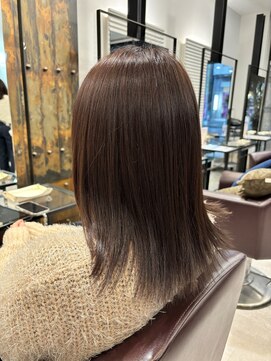 ナチュラルブラウンピンクブラウンニュアンスカラー透明感カラー