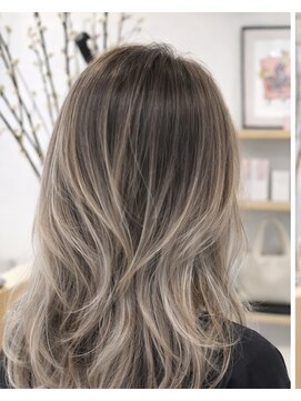 ハイク(HYKE) 赤み消しグレージュバレイヤージュ