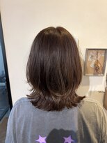 グランアージュ 池袋東口店(grandage)&nbsp;くびれミディ×艶感ブラウンレイヤースタイル