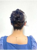 結婚式参列に♪/お呼ばれヘア/おとなっぽヘア/ゆるふあ/おだんご