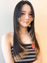 ジュリエッタ(giulietta) ロングデザインカラー エンドカラー 裾カラー レイヤー