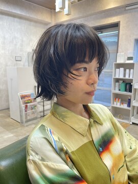 クーロン(Qoolon) bob wolf × nuance mash × dark ash color☆
