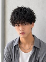 ルトワフクロマチ(Lutowa Fukuromachi) リバースセンターパート/ニュアンスパーマ/ダウンバング/袋町