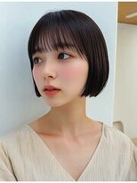 キース(KITH)&nbsp;白髪カバー×艶ミディアム（長岡京）