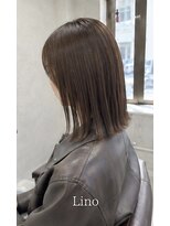 髪質改善Lino hair/縮毛矯正/白髪ぼかし/ハイライト/メンズカット【リノヘア】 くくれる外ハネボブ/髪質改善ストレート/髪質改善縮毛矯正