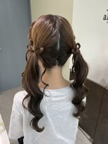 アロッタ 池袋(alotta)&nbsp;地毛で作るリボンツインテール♪