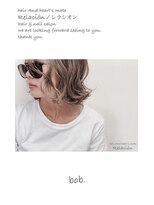 レラシオン(Relacion) ホワイトグレージュ3Dボブスタイルセミウェット