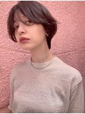 ニュアンスバング/美シルエットショート/レイヤー/透明感