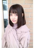 【salon de MiLK 原宿】イルミナサファリベージュカラー×ボブ