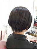 【QUALIS】20代30代 スッキリショートボブ/簡単スタイリング