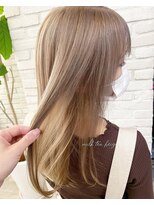 ロンドプランタン 恵比寿(Lond Printemps)&nbsp;ベージュブランドカラー×セミロングヘア