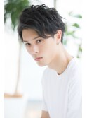 ★ツーブロアップバング七三オールバック☆サイドグラデーション