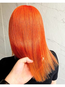 ボアップ 新居浜店(boappu) #オレンジカラー# オレンジベージュ#韓国ヘア# ダブルカラー