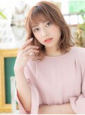大人かわいいピンクブラウンくびれミディa戸田公園20代30代40代