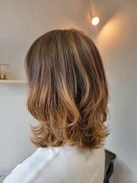 ゴット(Gotto) ハイライトグラデーションボブ