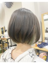 ヘアサロン ナノ(hair salon nano)&nbsp;ショート/丸みショートボブ/やわらかショート/20代/30代/40代