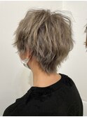 ミルクベージュ◎マッシュウルフ