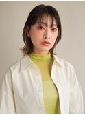 ロングヘア/グレージュカラー/ボブウルフ/ココアベージュ/新宿