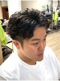 メンズ7:3ツイストスパイラル