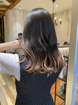 ラグーン(LAGOON) グラデーションカラー/ベージュカラー