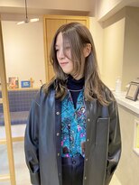 スムーク(smuk)&nbsp;【smuk/スムーク】レイヤーカット/顔まわりレイヤー/グレージュ