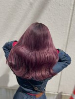 ヘアカロン(Hair CALON) ピンクカラーワンカラー髪質改善