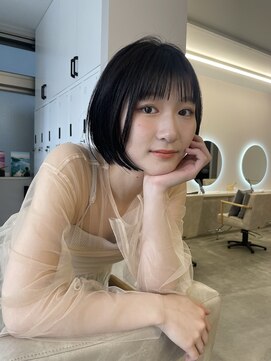 サンド 鹿児島中央(sand) ボブ　顎ラインボブ　前髪カット　イメチェン