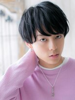 モッズヘア メン 上尾東口店(mod's hair men)&nbsp;重めバングで目力UP！ナチュラルくせ毛風ショートW上尾