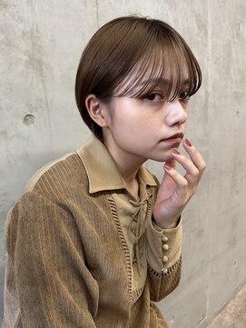 ソルトウォーター(SALT WATER) マッシュショート　ワイドバング　丸みショート