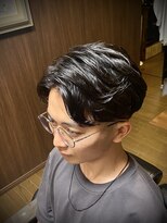 バーバークラシックス(BARBER CLASSICS)&nbsp;テーパーフェード×毛流れニュアンスパーマ