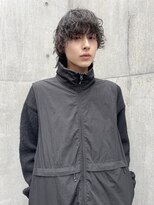 オムデュー(HOMME DEUX) スパイラルパーマ×無造作
