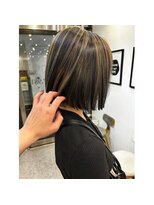 レム 聖蹟桜ヶ丘店(REM)&nbsp;ハイライトカラー　ボブ