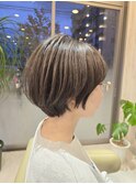 【人気デザイン】ショートアンブレラカラー コントラストカラー
