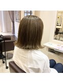 切りっぱなしボブ