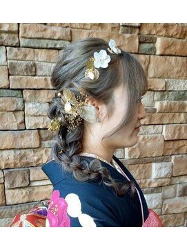 エノモト(ENOMOTO) 二十歳の集いヘアアレンジ振袖お着付