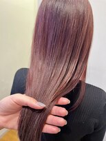 バイオレット 栄店(Violet)&nbsp;ブリーチなしカラー/チェリーレッド/カシスレッド　ダブルカラー