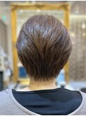 ウェーブミディアム似合わせカットメルティカラー縮毛矯正北千住