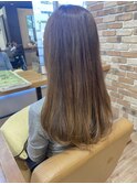 グラデーションカラーなロングデザイン！