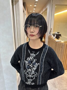 ジル(JiLL.) イメチェン！艶感ブラックショートウルフ