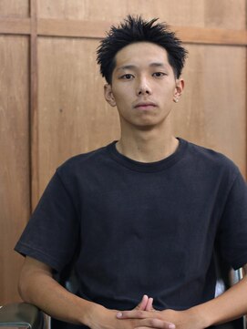 フェード アンド ライン ザ バーバー 八戸店(FADE&LINE the BARBER) 《FADE&LINE》スパイキーショート