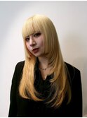 blond hair