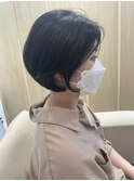 癖を活かしたショートボブ【辻堂／湘南】