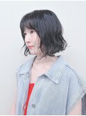 ＊ゆるふわパーマボブウェーブニュアンスパーマ大人ボブパーマ