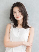 トッカ ヘアーラウンジ 日吉店(tocca)&nbsp;セミロングレイヤースタイル/【日吉】