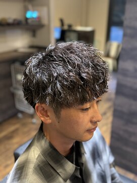 エクファフォーメン(EX-FA FOR MEN) サーフカール/スパイキーショート/ブルーブラック/瀬田